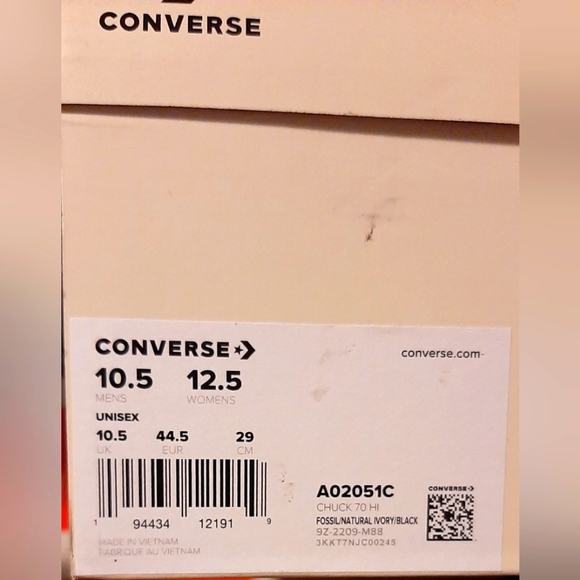 Converse X Stussy Fossil Pearl Chuck 70 High-Tops *NWT* - Picture 13 of 13